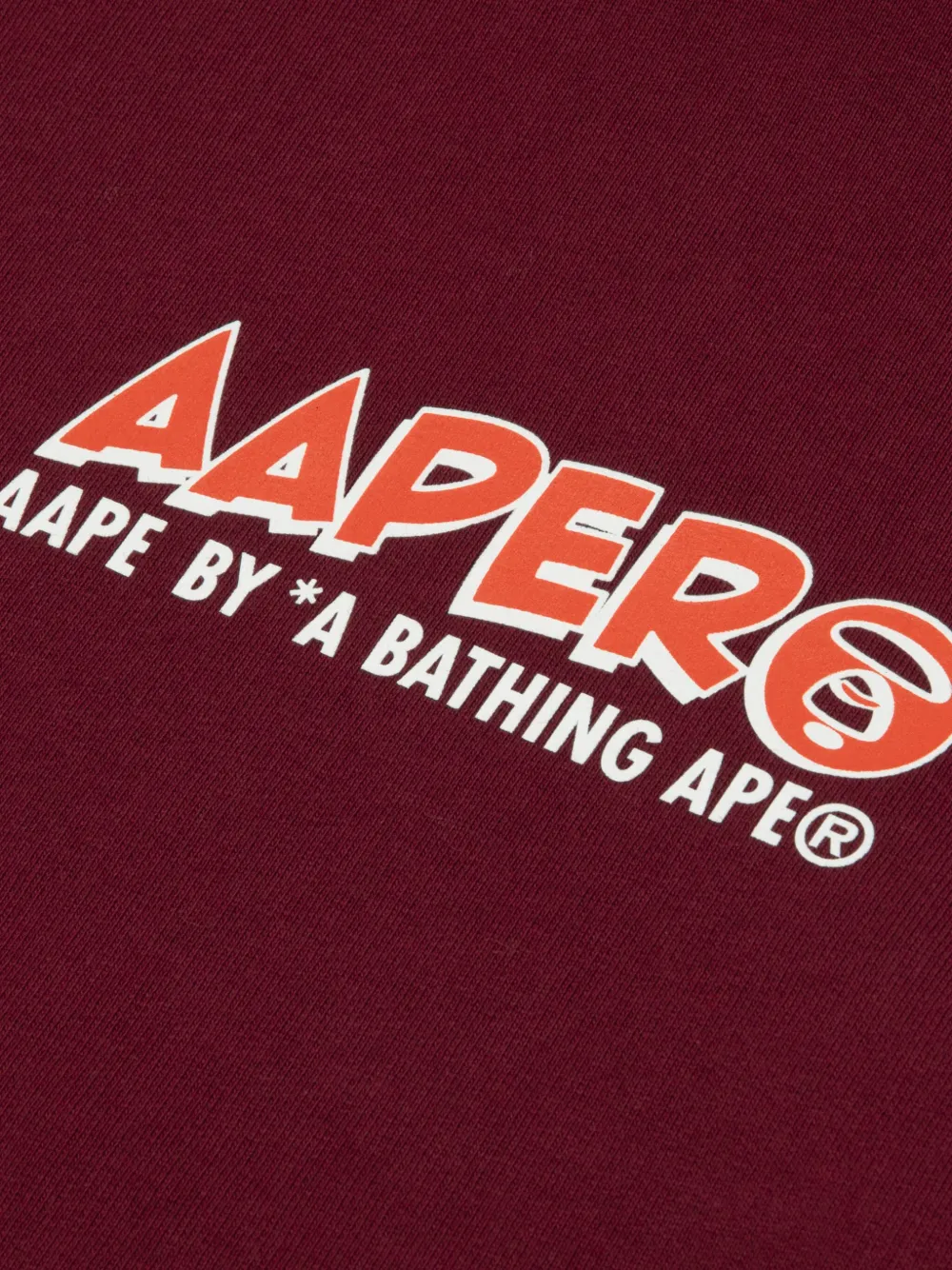 AAPE BY *A BATHING APE Hoodie met grafische print Rood