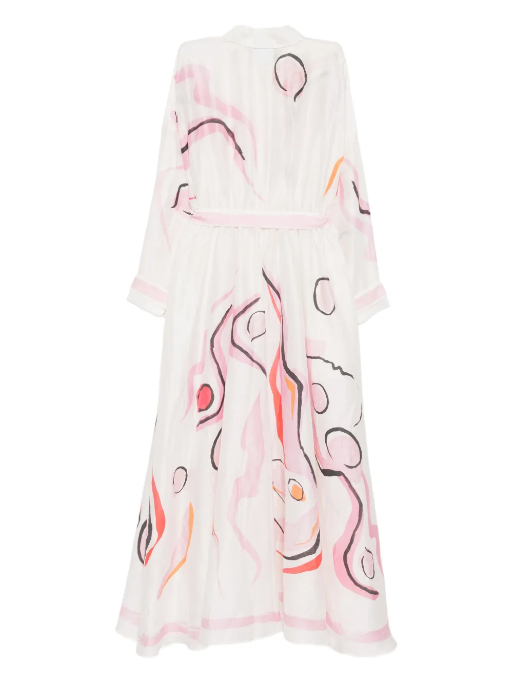 Acler Pennar maxi-jurk - Wit