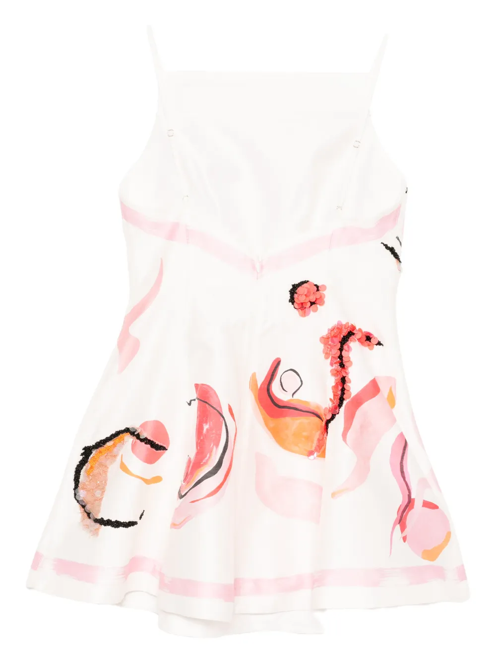 Acler Pennick jurk - Wit