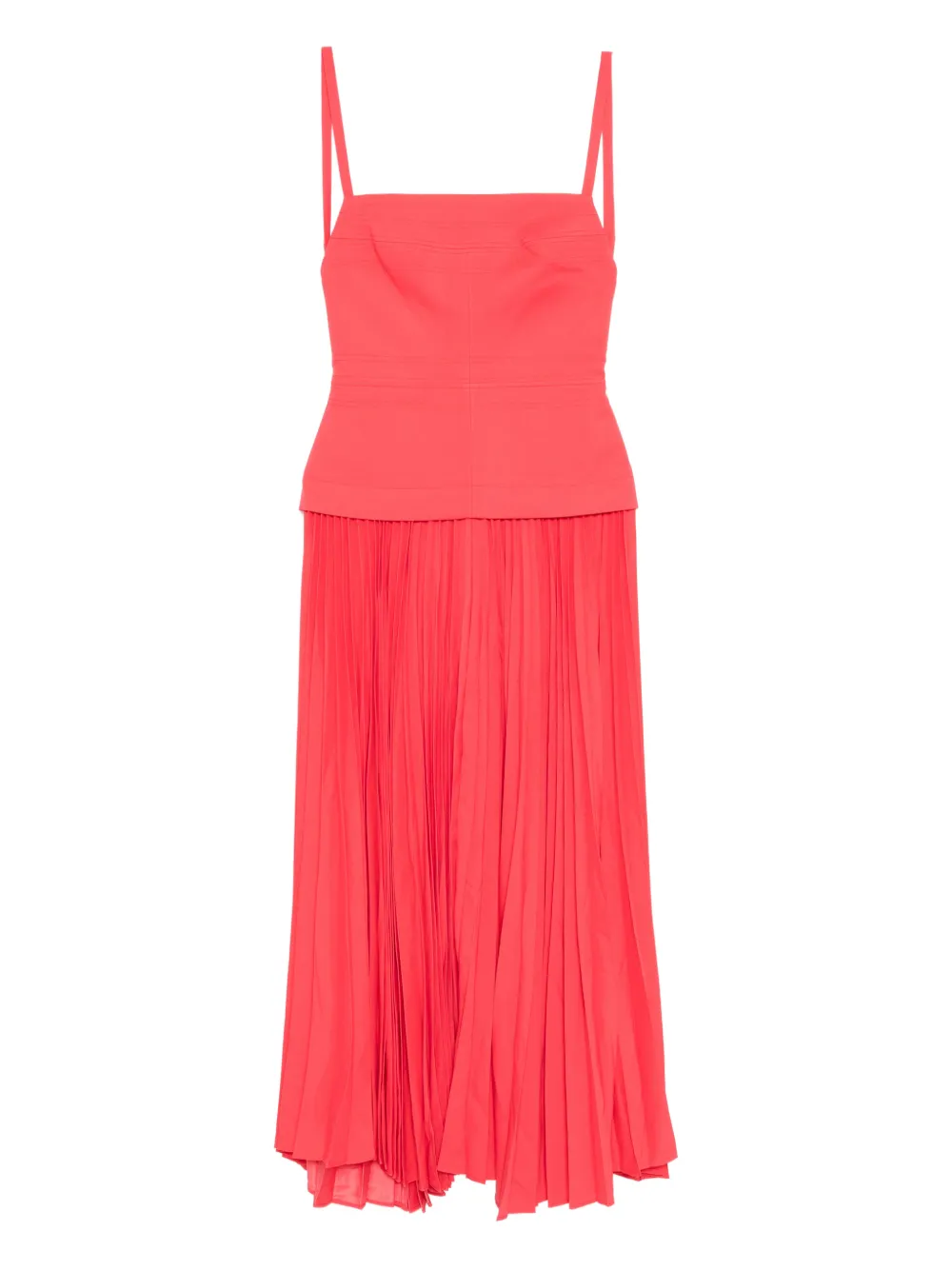 Acler Abito midi Leasgli - Rosso