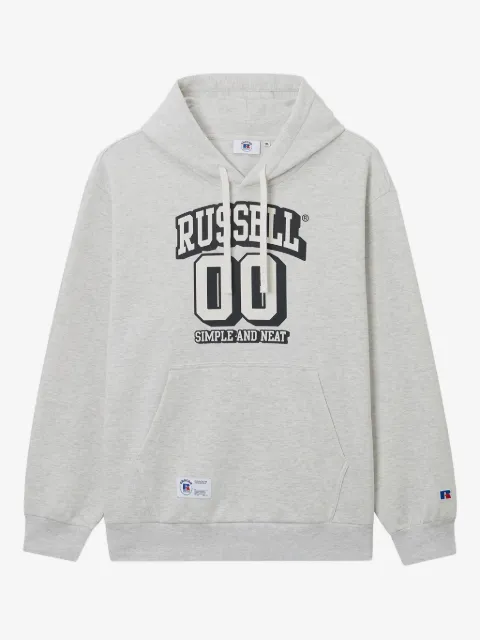 CHOCOOLATE x Russell Athletic logo-patch hoodie