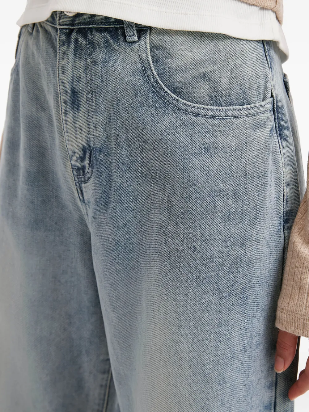 B+ab Pocket Denim Jeans In Blue