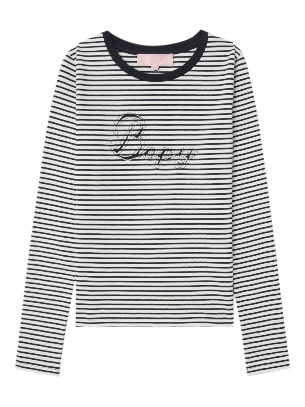 BAPY BY *A BATHING APE® top a rayas con logo | neutro | Image 1