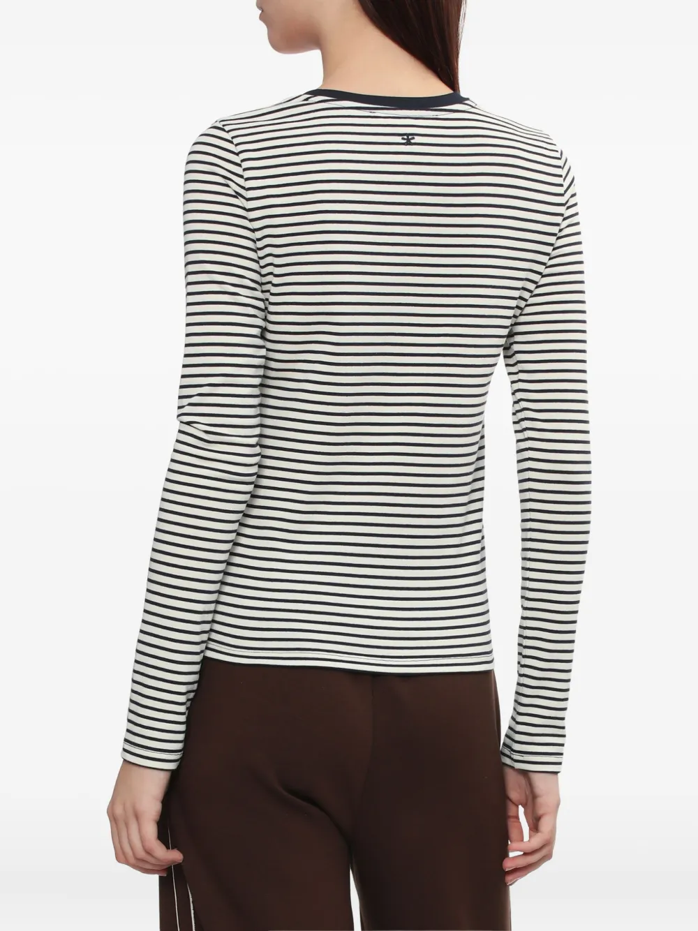 Bapy By *a Bathing Ape® Striped Logo Top In Neutral