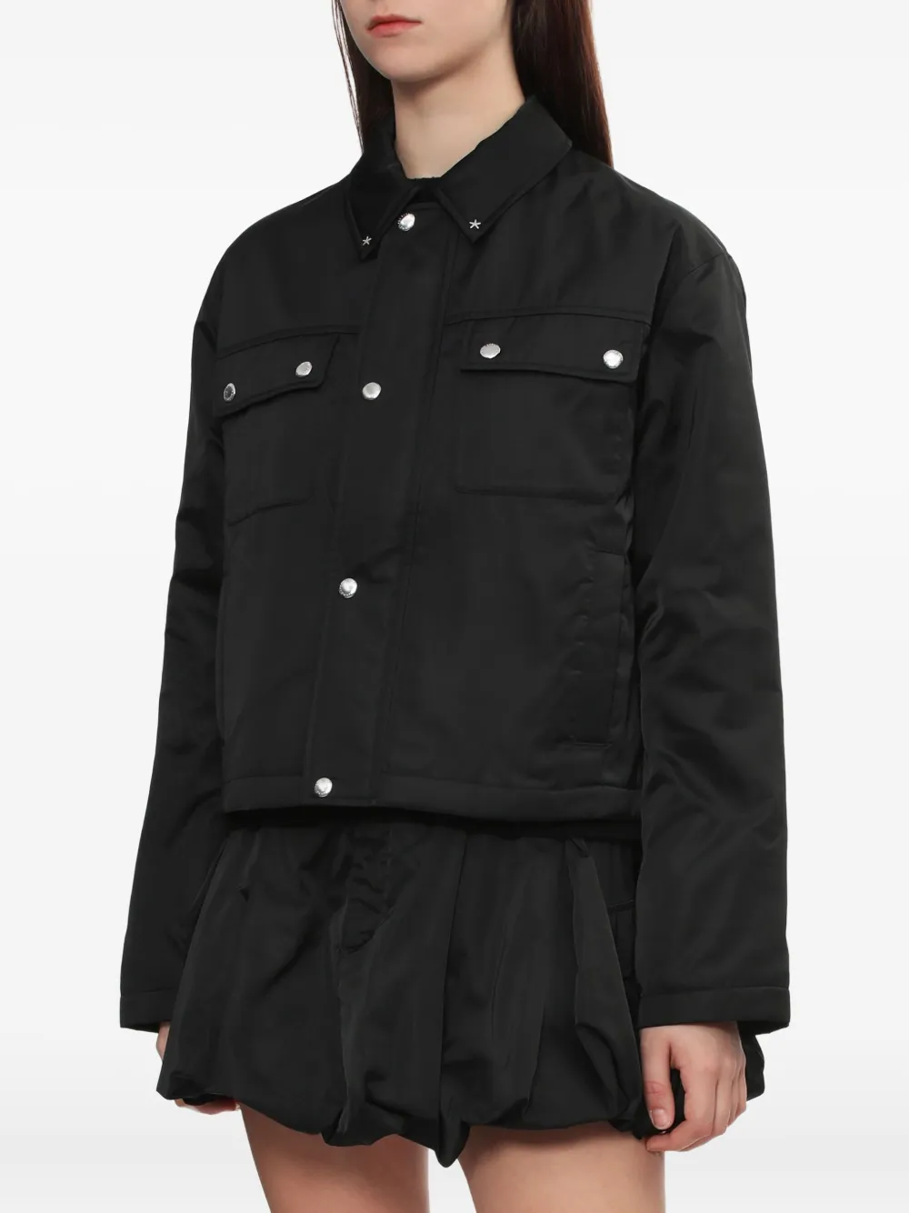BAPY BY *A BATHING APE Jack met klepzak en ster-applicatie Zwart