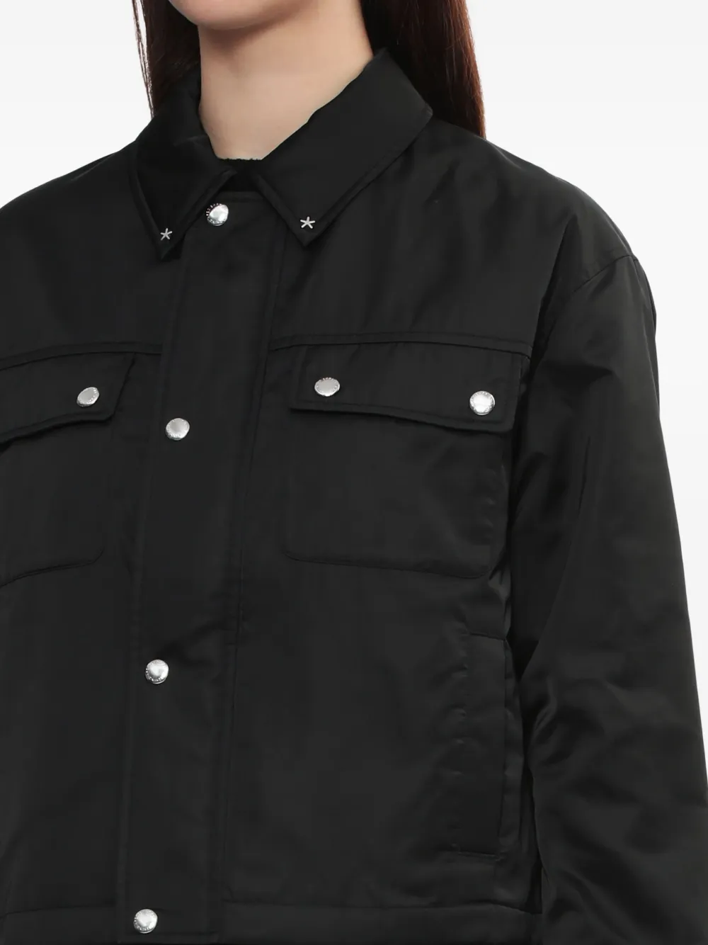 BAPY BY *A BATHING APE Jack met klepzak en ster-applicatie Zwart