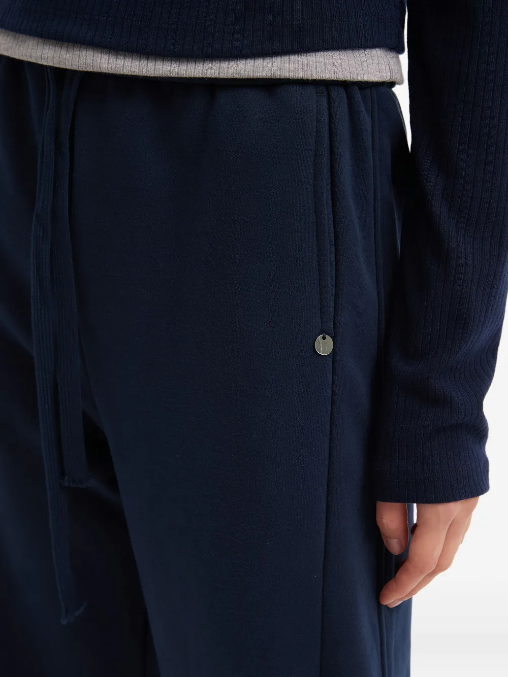 Tout A Coup Drawstring-fastening Track Pants In Blue