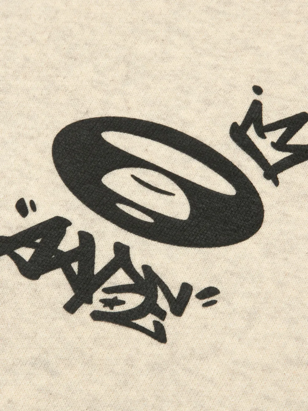 AAPE BY *A BATHING APE Hoodie met print Beige