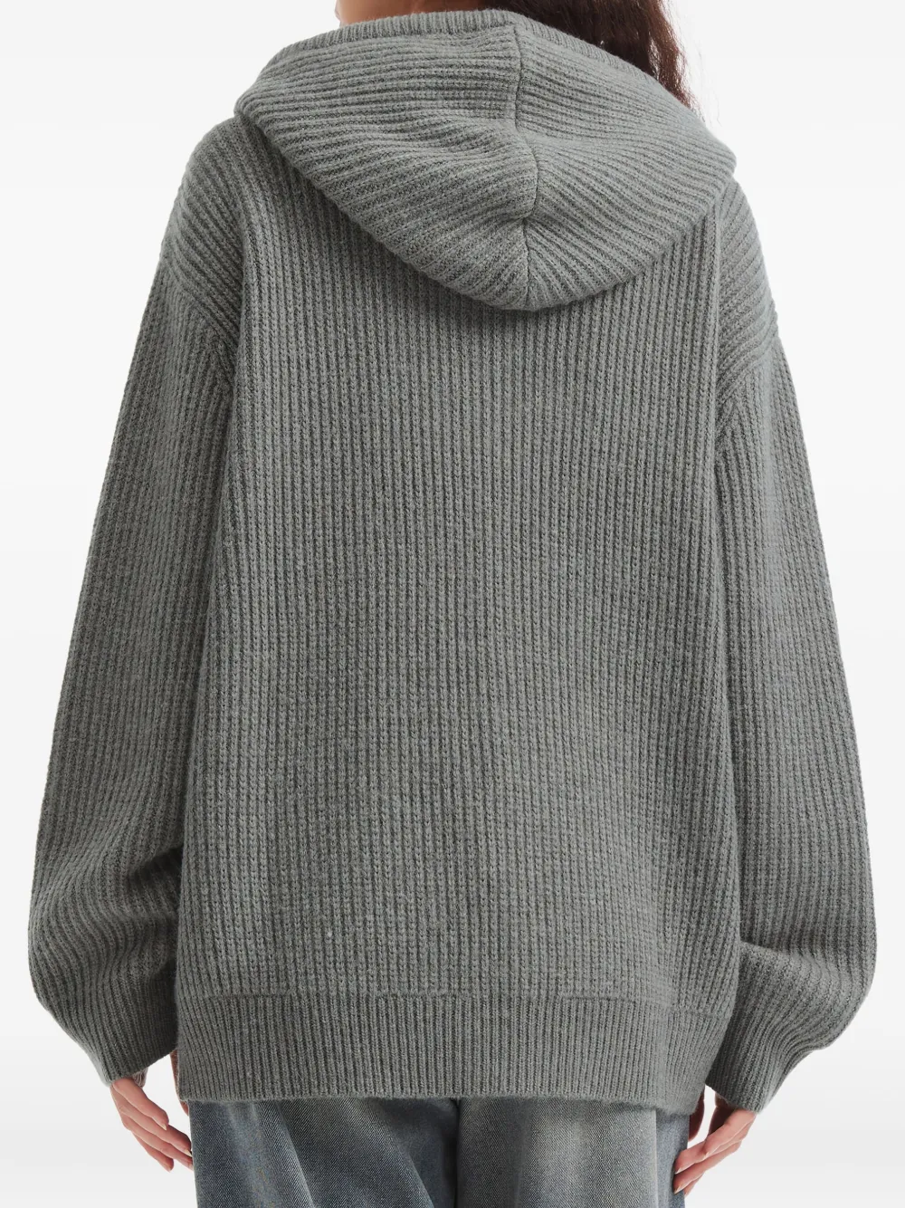 Tout A Coup Zip-fastening Hoodie In Gray