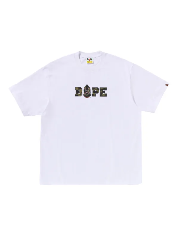 A BATHING APE® カモフラージュ Tシャツ | ホワイト | FARFETCH JP