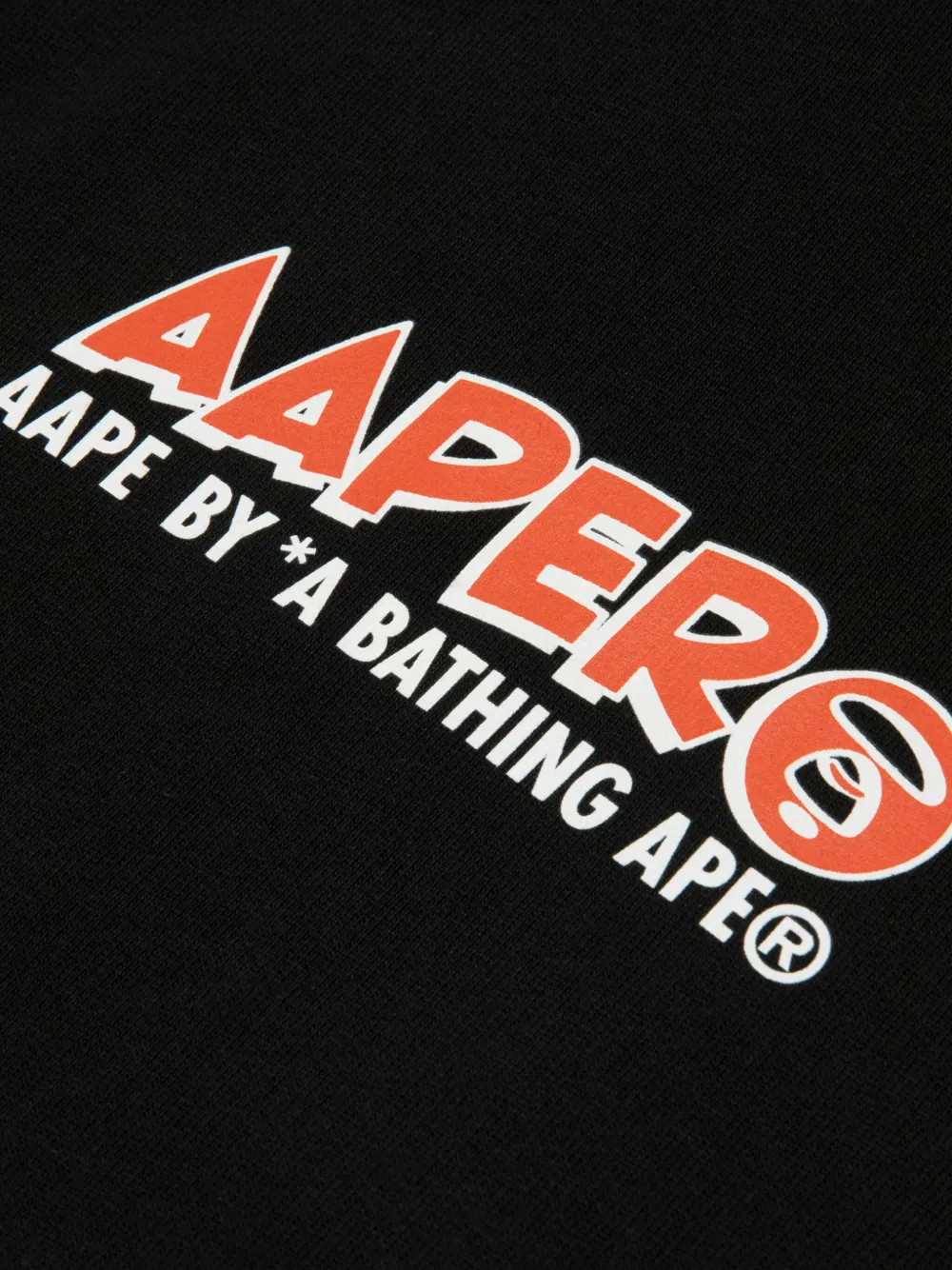 Aape By A Bathing Ape Graphic-print Hoodie In Black