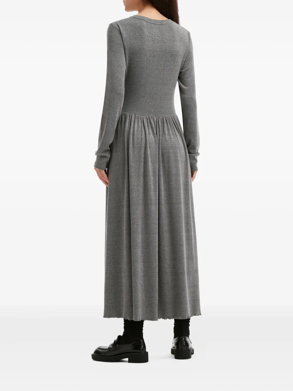 B+ab Ong-sleeve Midi Dress In Multi