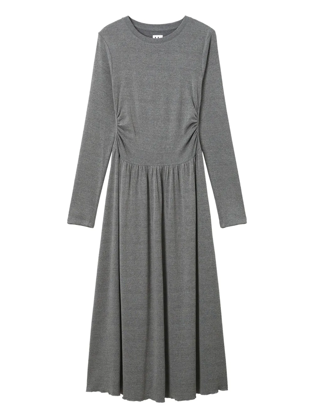 B+ab Ong-sleeve Midi Dress In Multi