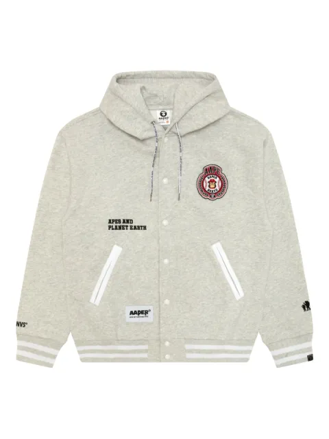 AAPE BY *A BATHING APE® appliqué-detail hoodie