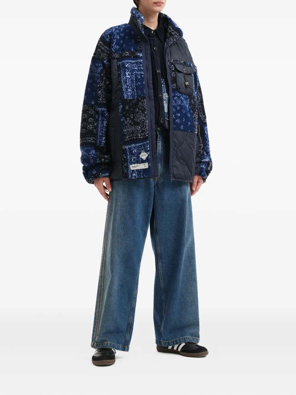 Musium Div. chamarra capitonada con motivo patchwork | Chamarras con plumón y capitonadas | Image 2