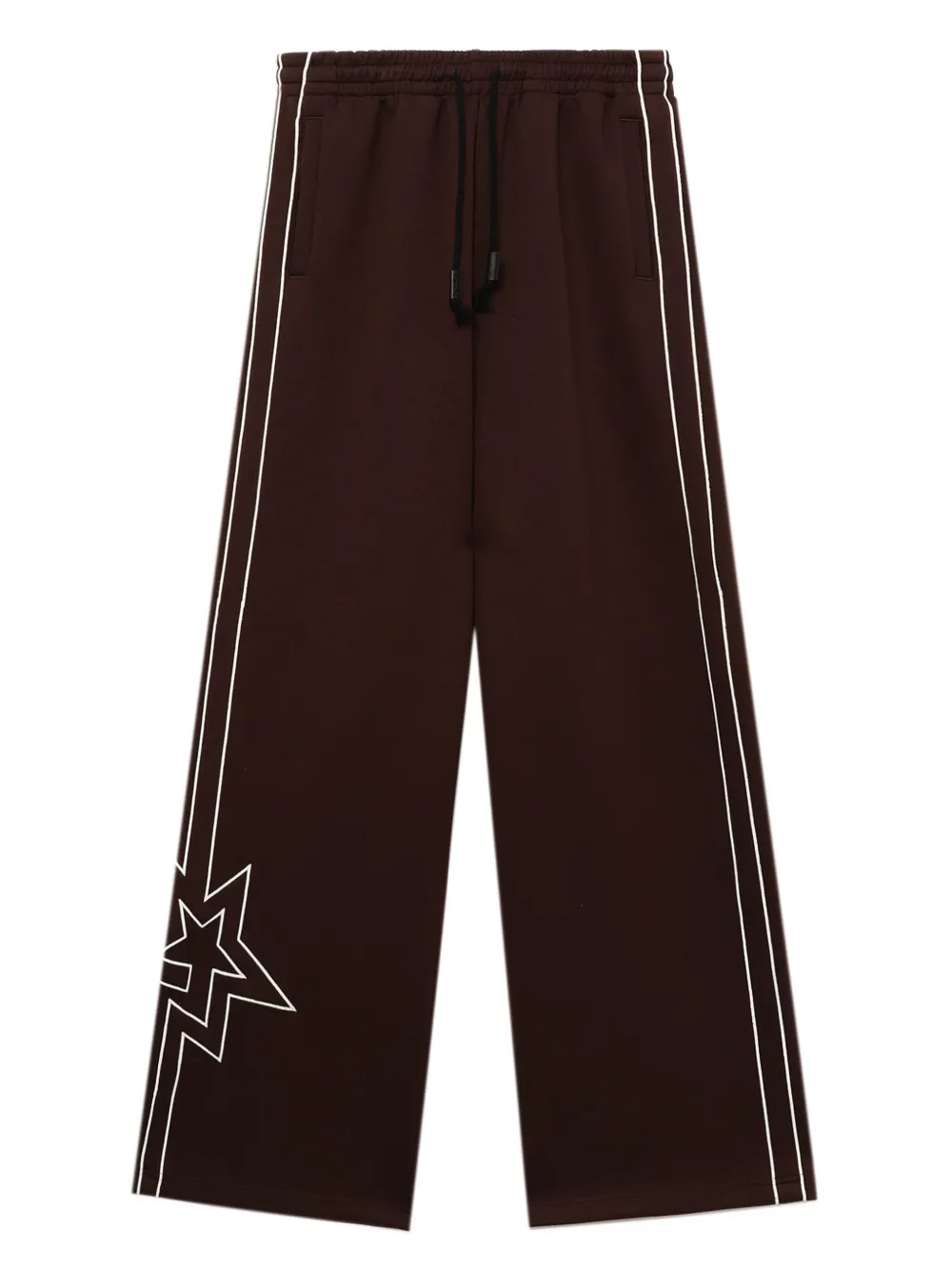 BAPY BY *A BATHING APE® pantalon à motif d'étoiles | marron | Image 1