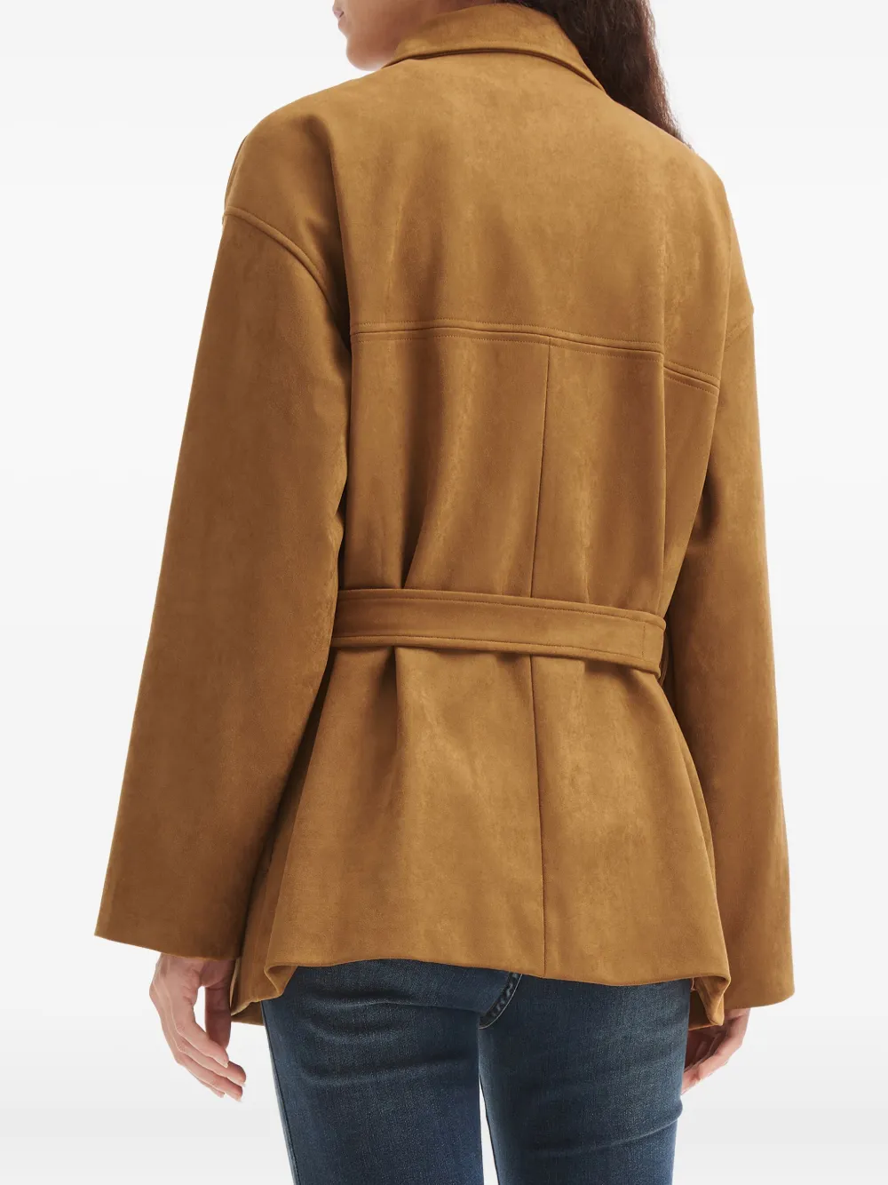 B+ab Belted Jacket In Brown