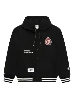 AAPE BY *A BATHING APE® Moonface グラフィティ パーカー | ブラック 