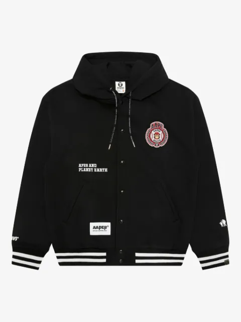 AAPE BY *A BATHING APE® hoodie con aplique del logo