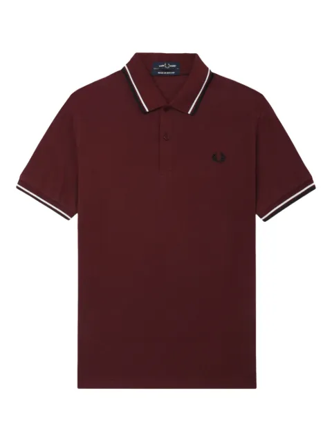 Fred Perry laurel-wreath trim polo shirt