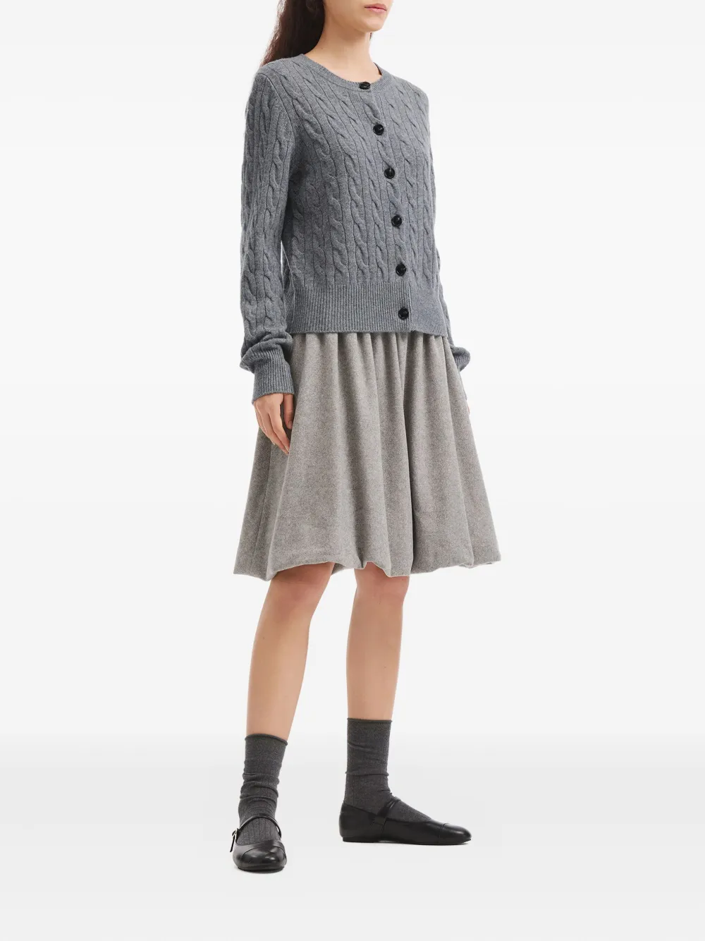 b+ab cárdigan en tejido de ochos con botones | Cárdigans | Image 2