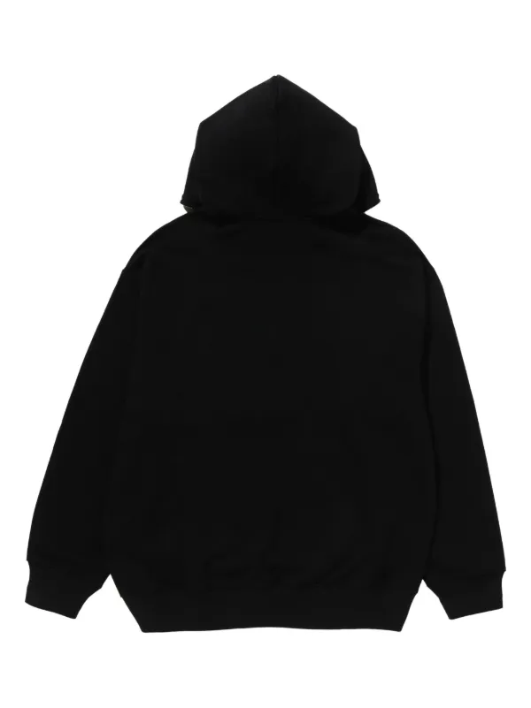 A BATHING APE® ジップアップ パーカー | ブラック | FARFETCH JP