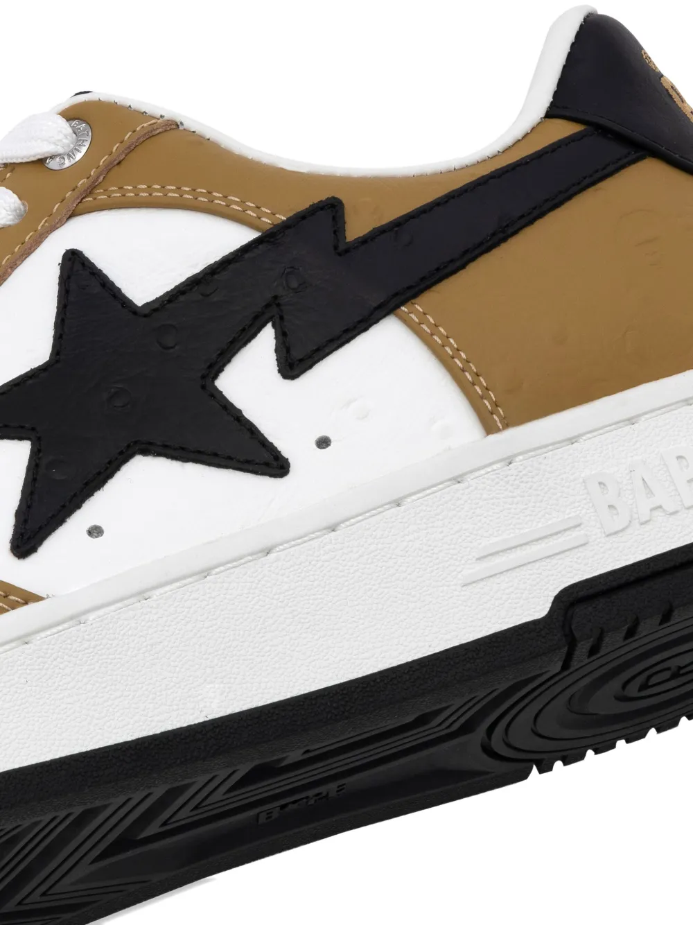 A BATHING APE BAPE STA #3 M2 leren sneakers Bruin