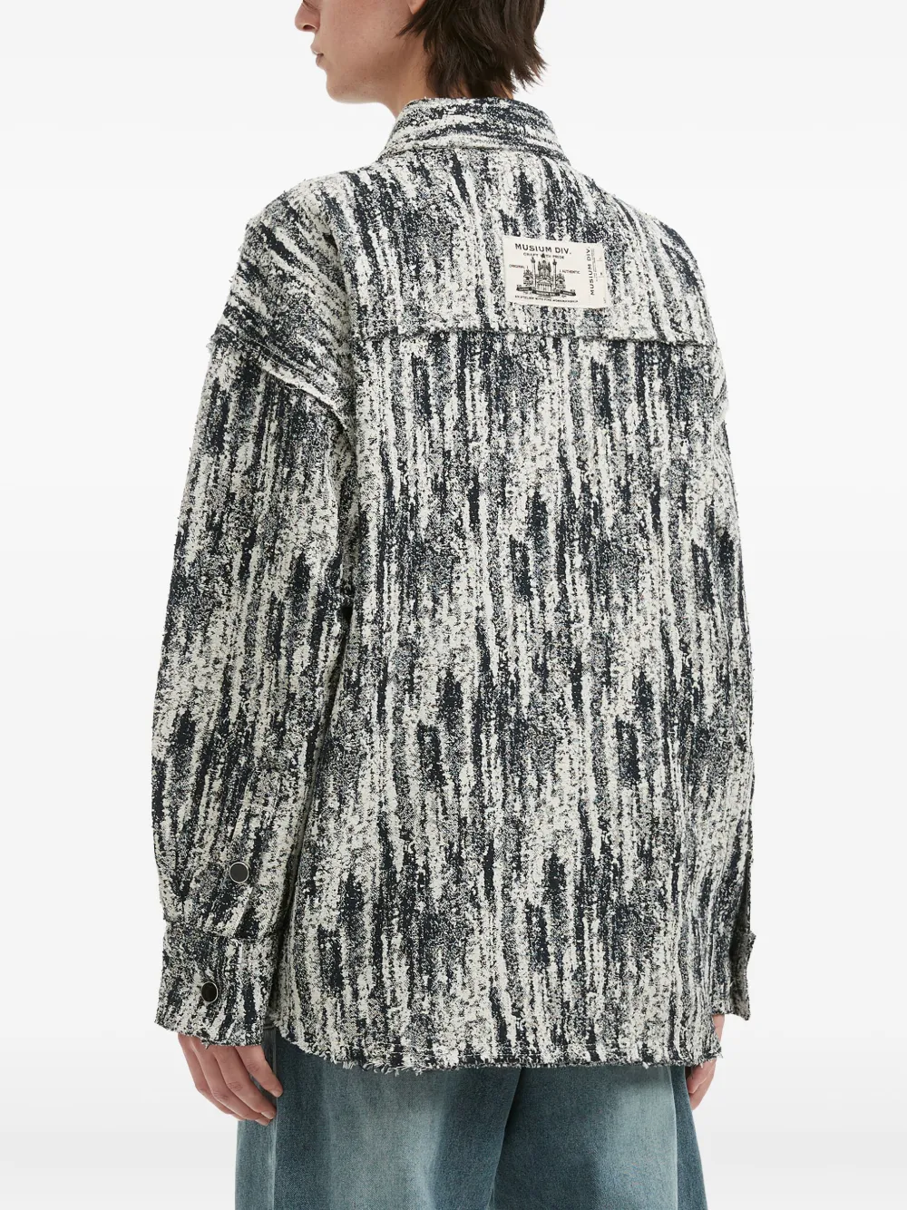 Musium Div. Shirtjack met franje Wit