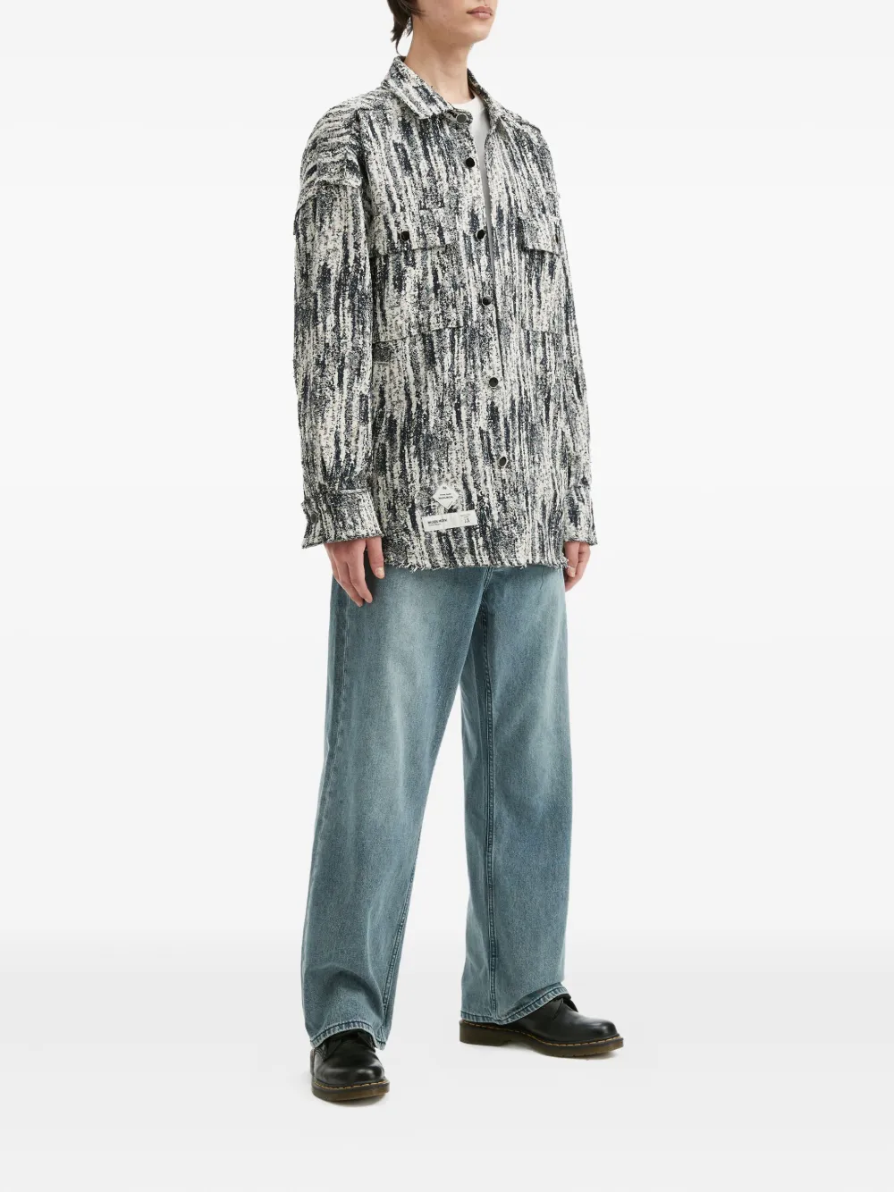 Musium Div. frayed overshirt | Shirt Jackets | Image 2