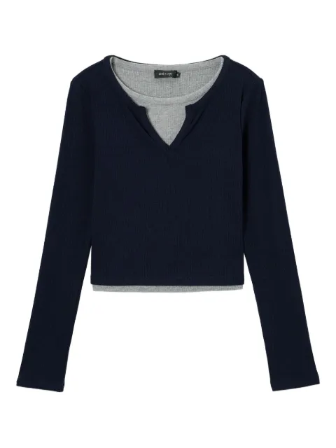 tout a coup ribbed top