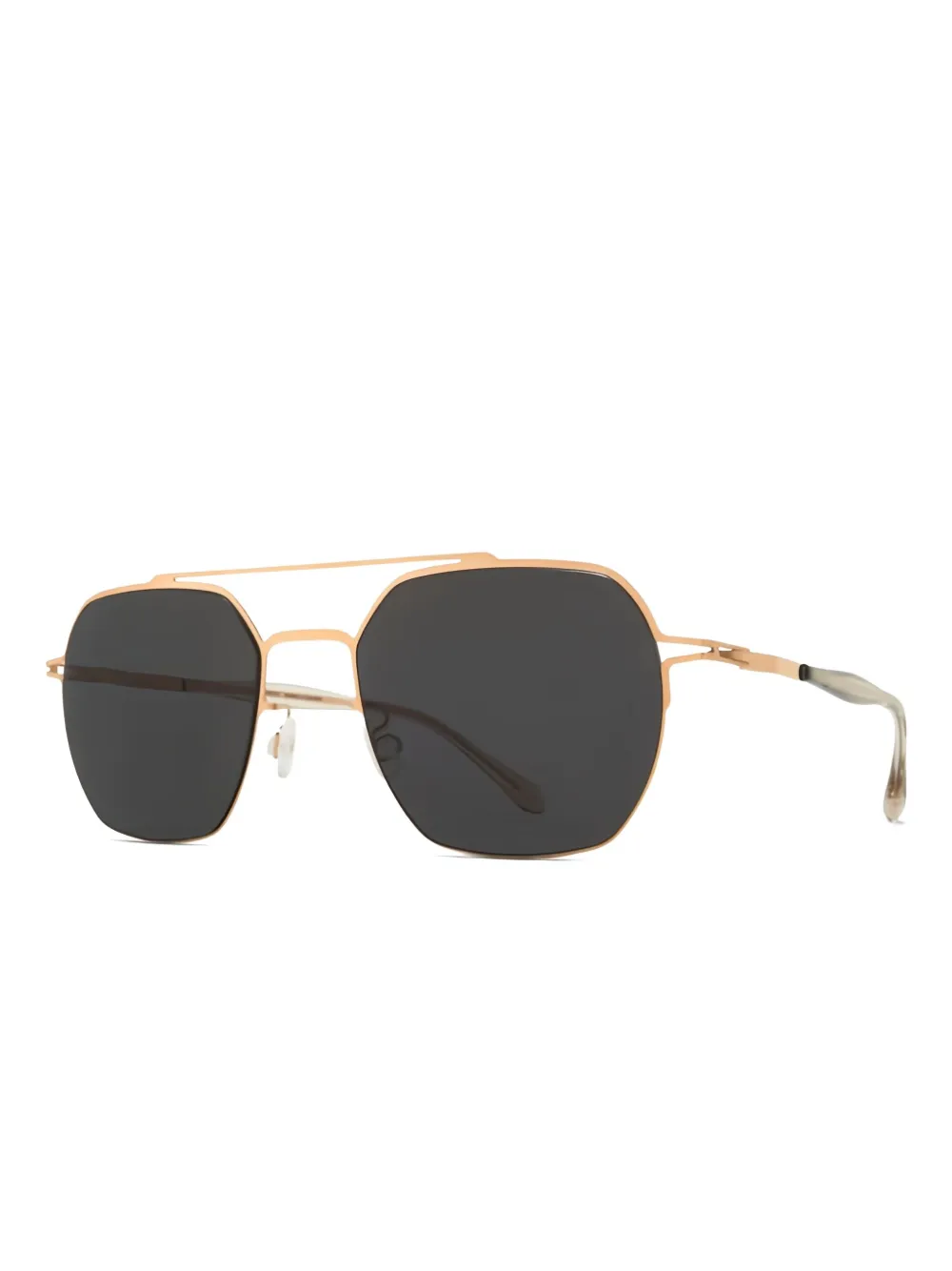 Mykita Arlo zonnebril met geometrisch montuur - Goud