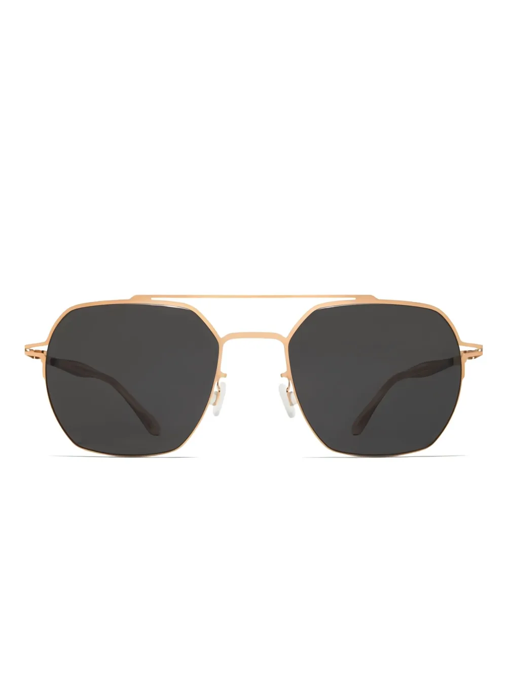 Mykita Arlo zonnebril met geometrisch montuur Goud
