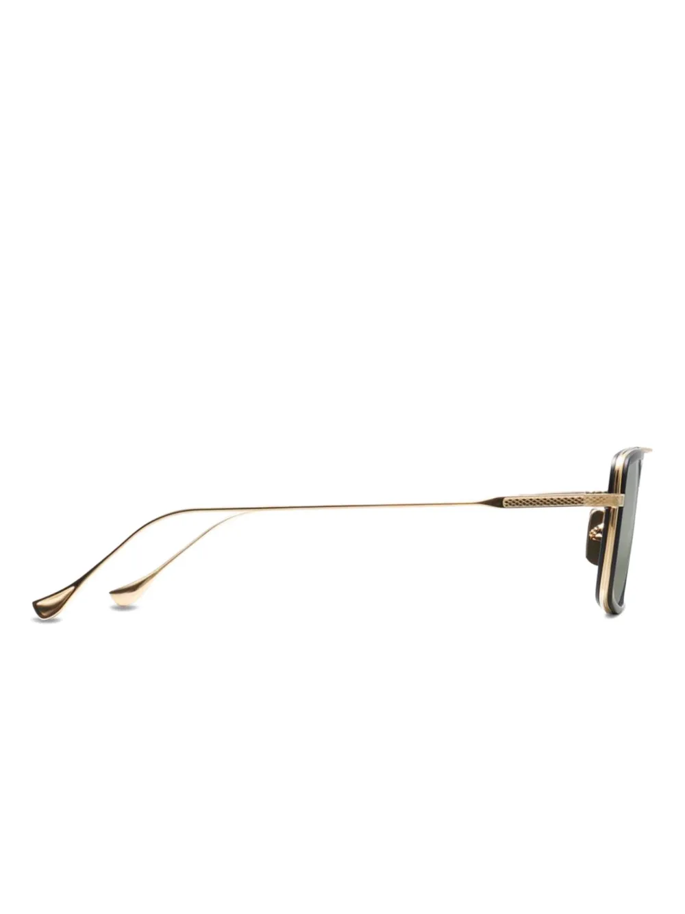 Dita Eyewear Flight.008 zonnebril met browline montuur Zwart