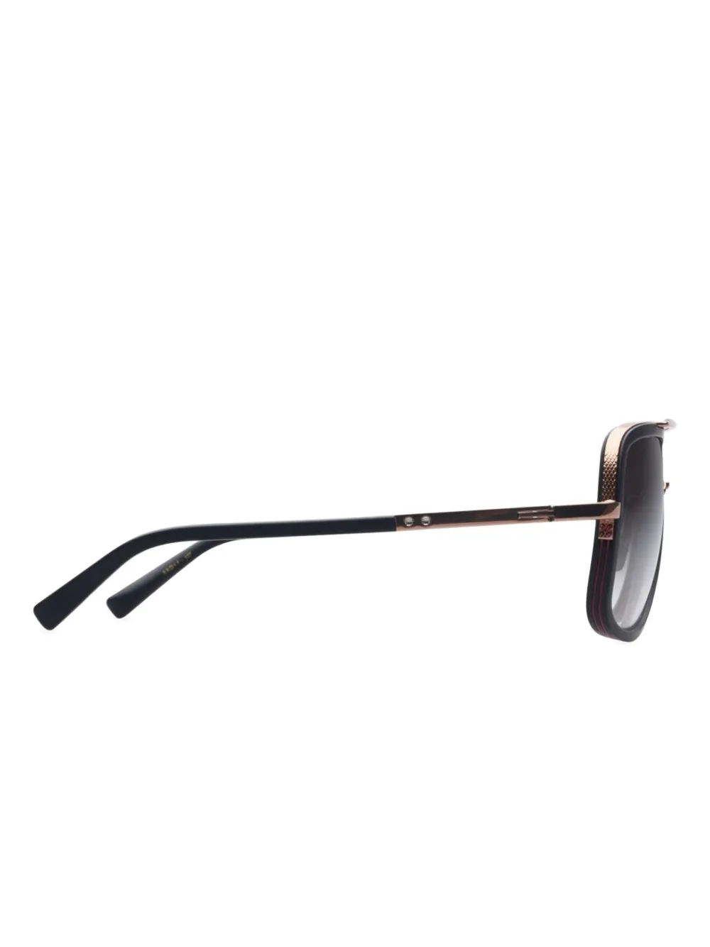 Dita Eyewear Mach-one zonnebril met vierkant montuur Zwart