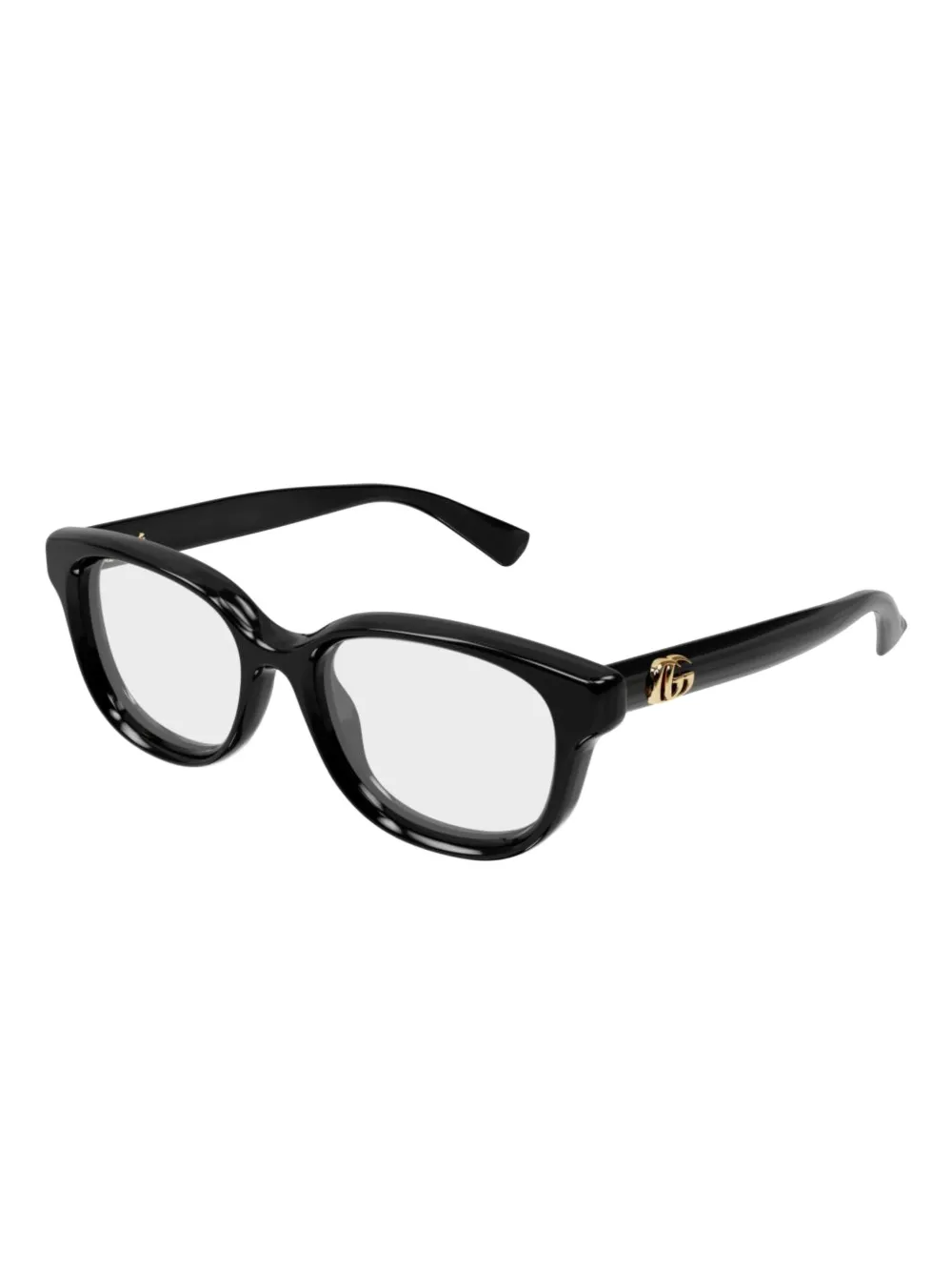 Gucci Eyewear Bril met geometrisch logo Zwart