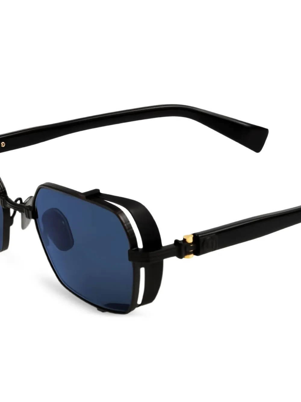 Balmain Eyewear Brigade III zonnebril met geometrisch montuur - Zwart