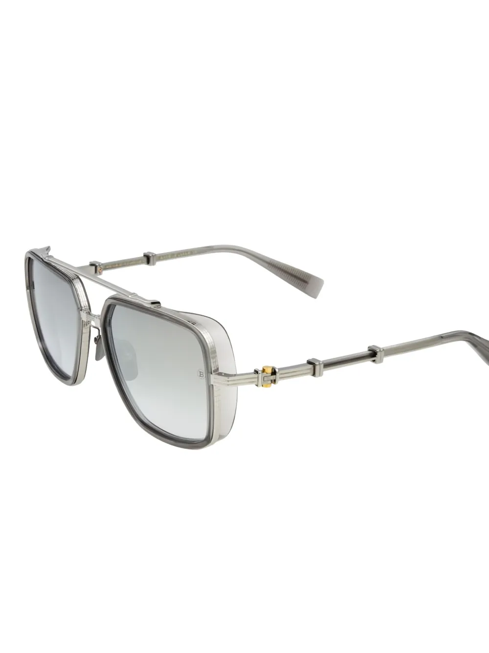 Balmain Eyewear Officier squared-frame sunglasses - Grijs