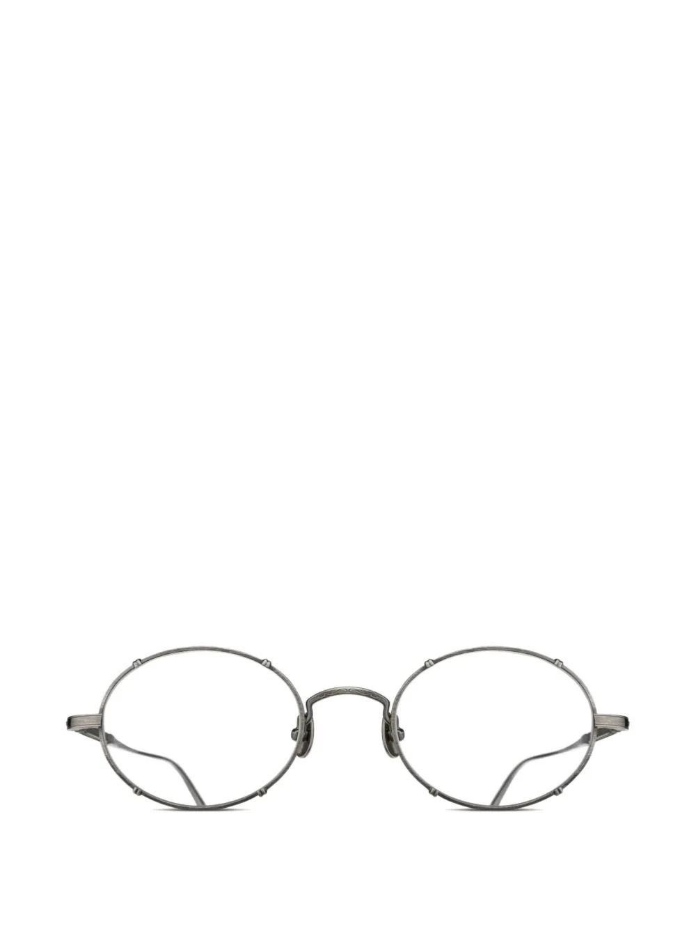 Matsuda Round-frame Glasses In Black