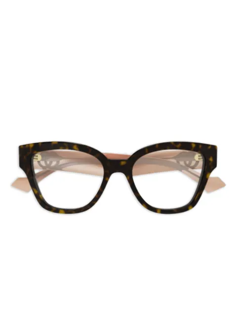 Gucci Eyewear Bril met cat-eye montuur