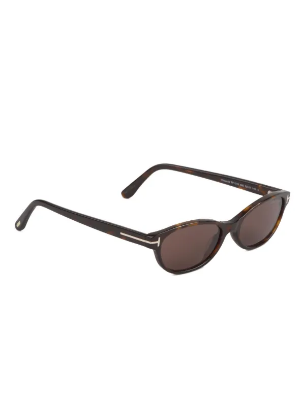TOM FORD Eyewear Chloe オーバルフレーム サングラス | ブラウン