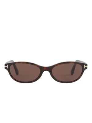 TOM FORD Eyewear cat-eye Sunglasses | Brown | FARFETCH AO