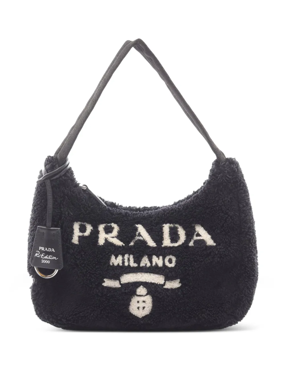 Prada Pre-Owned 2010-2025 ミニ テリー リエディション 2000 ショルダーバッグ - ブラック Prada Pre-Owned 2010-2025 ミニ テリー リエディション 2000 ショルダーバッグ - ブラック
