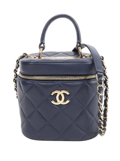 CHANEL Pre-Owned 2019 Quilted Lambskin Trendy CC Case vanity bag