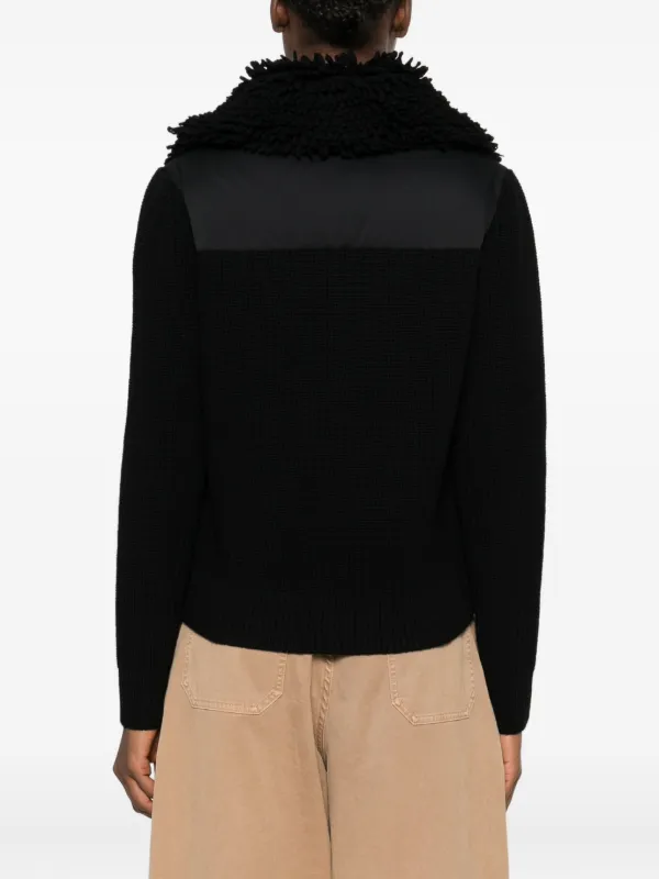 Moncler Grenoble Padded zip-up Jacket | Black | FARFETCH RO