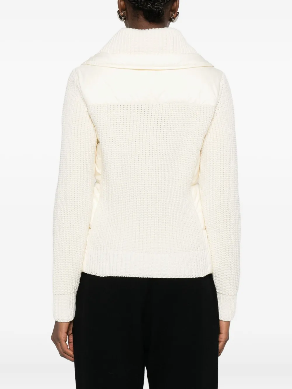 Moncler Grenoble Donsjack met rits Wit