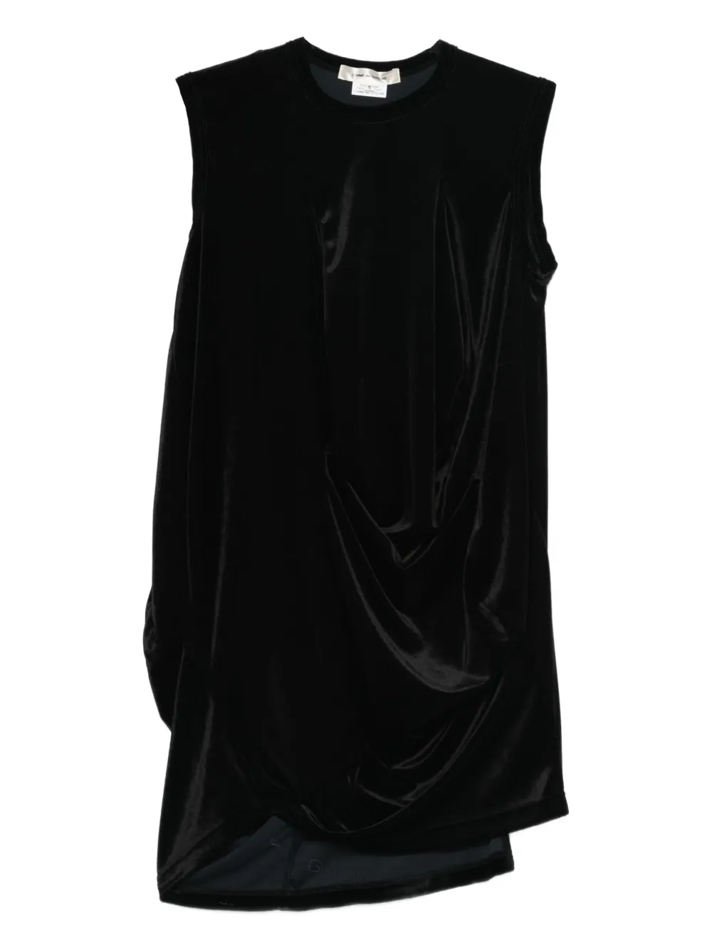 Comme Des Garçons draped top | Black | Image 1