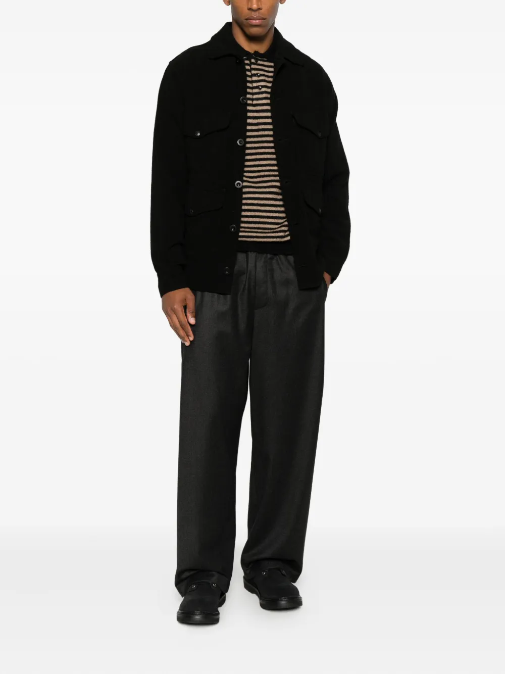 Junya Watanabe X Filson Buttoned Pocket Jacket In Black