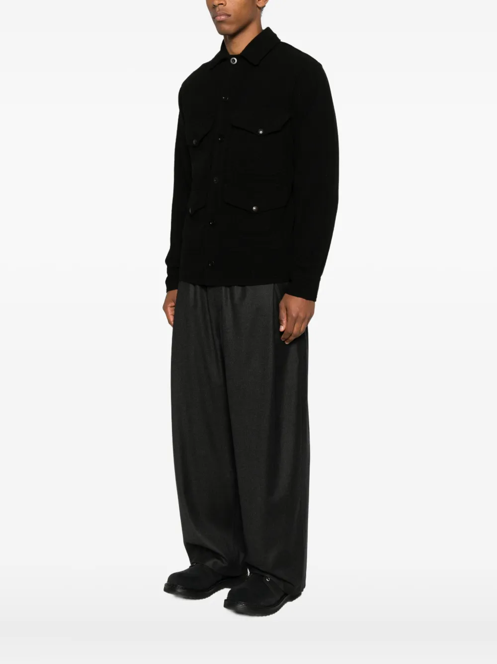 Junya Watanabe X Filson Buttoned Pocket Jacket In Black