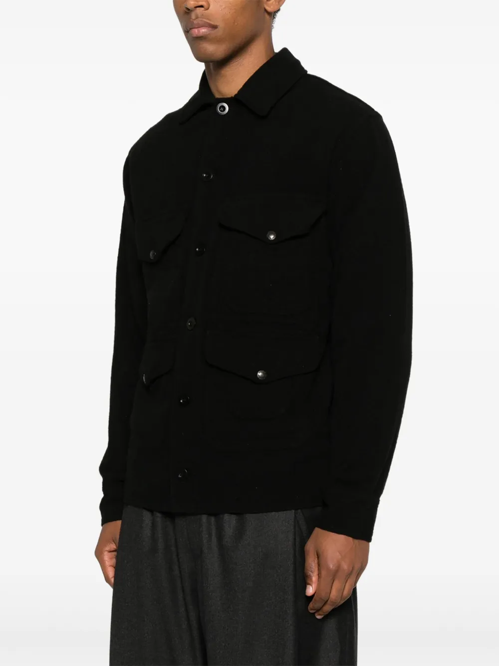 Junya Watanabe MAN x Filson jack met zakken met knopen Zwart