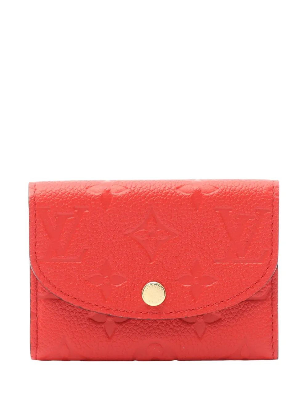 Louis Vuitton Pre-Owned 2021-2025 モノグラム アンプラント ロザリー パース コインケース - レッド